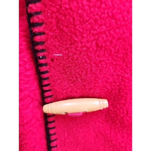 Vntg. Disney Store Pooh Bear Shawl Collar Fleece Jacket - Picture 8 of 11